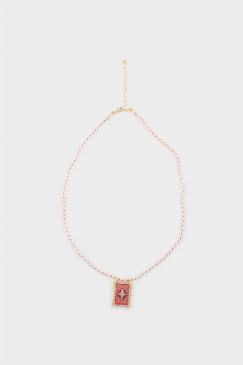Женщины Разноцветный Женский Золотой Ожерелье с Пластиной и Звездными Деталями