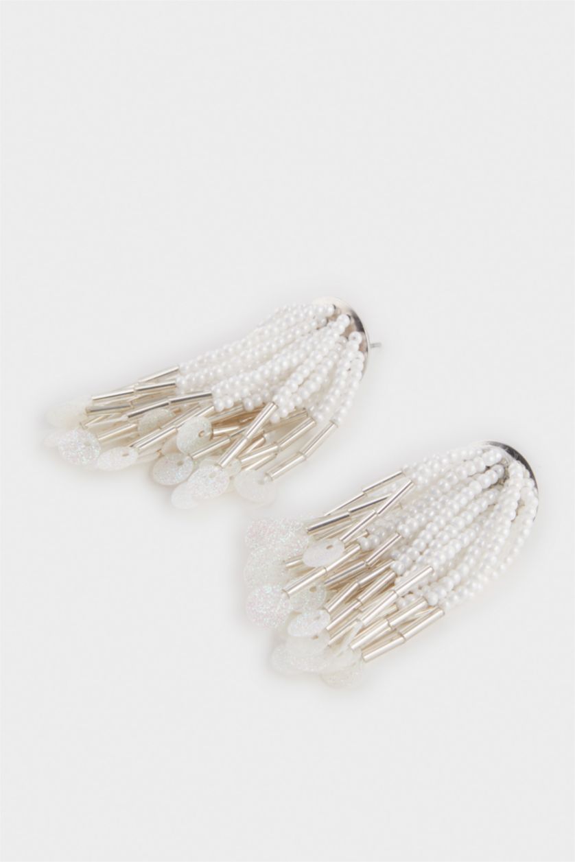 حريمي أبيض (000) حلق حريمي ابيض بالؤلؤ