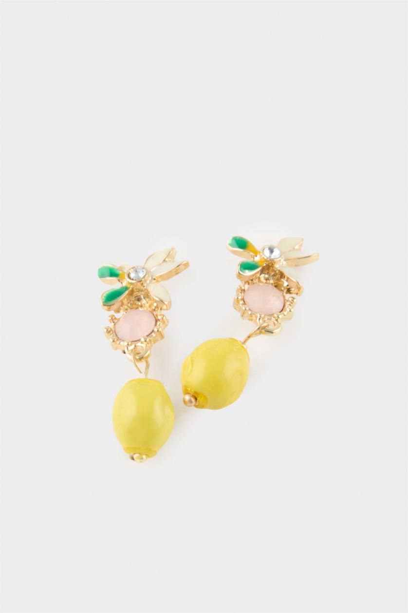 WOMAN Karma Woman 2 Piece Lemon Grabe Earringss