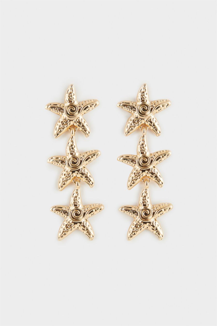 WOMAN GOLD Woman Star Gold Earrings