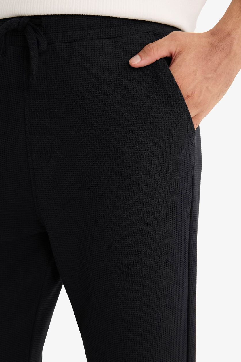 Ерлер қара қалыпты пішім вафли Шалбар