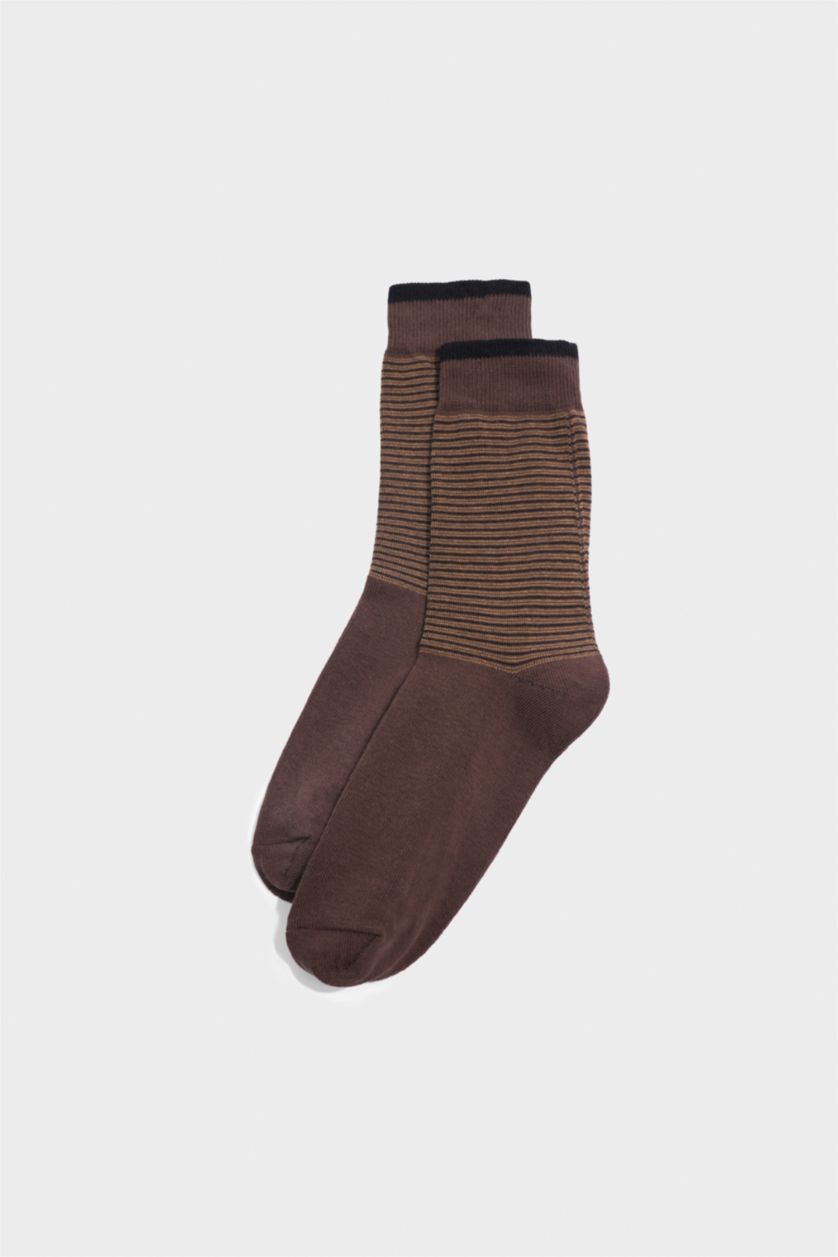 Erkek Karma Erkek 3'lü Pamuklu Uzun Çorap