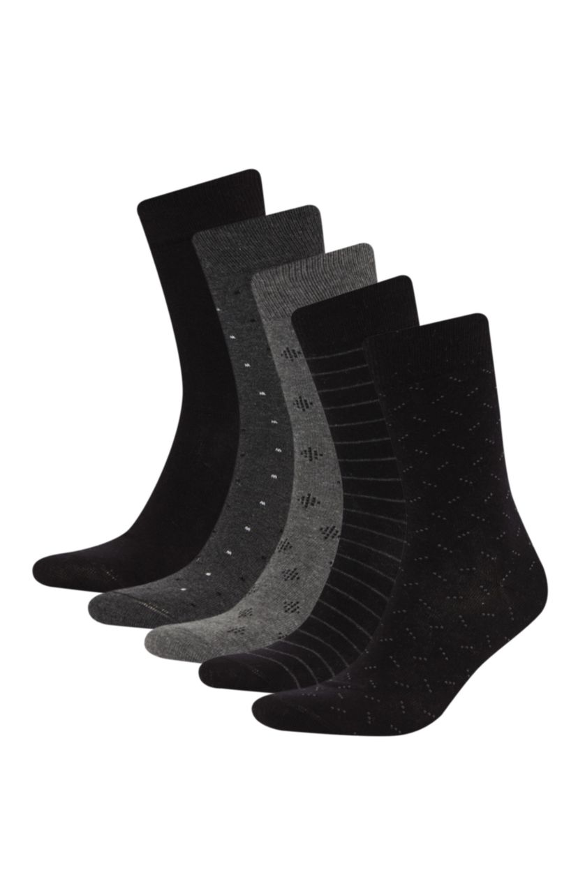HOMME Karma Lot de 5 Chaussettes longues en coton pour homme