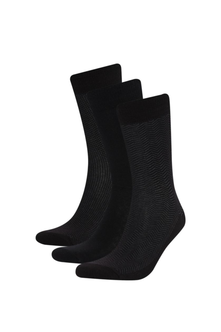 HOMME Karma Lot de 3 paires de Chaussettes longues en coton pour homme