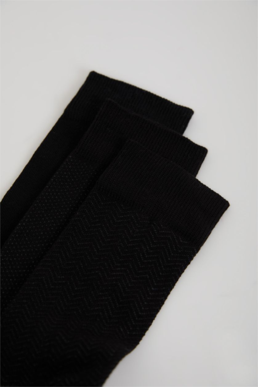 HOMME Karma Lot de 3 paires de Chaussettes longues en coton pour homme