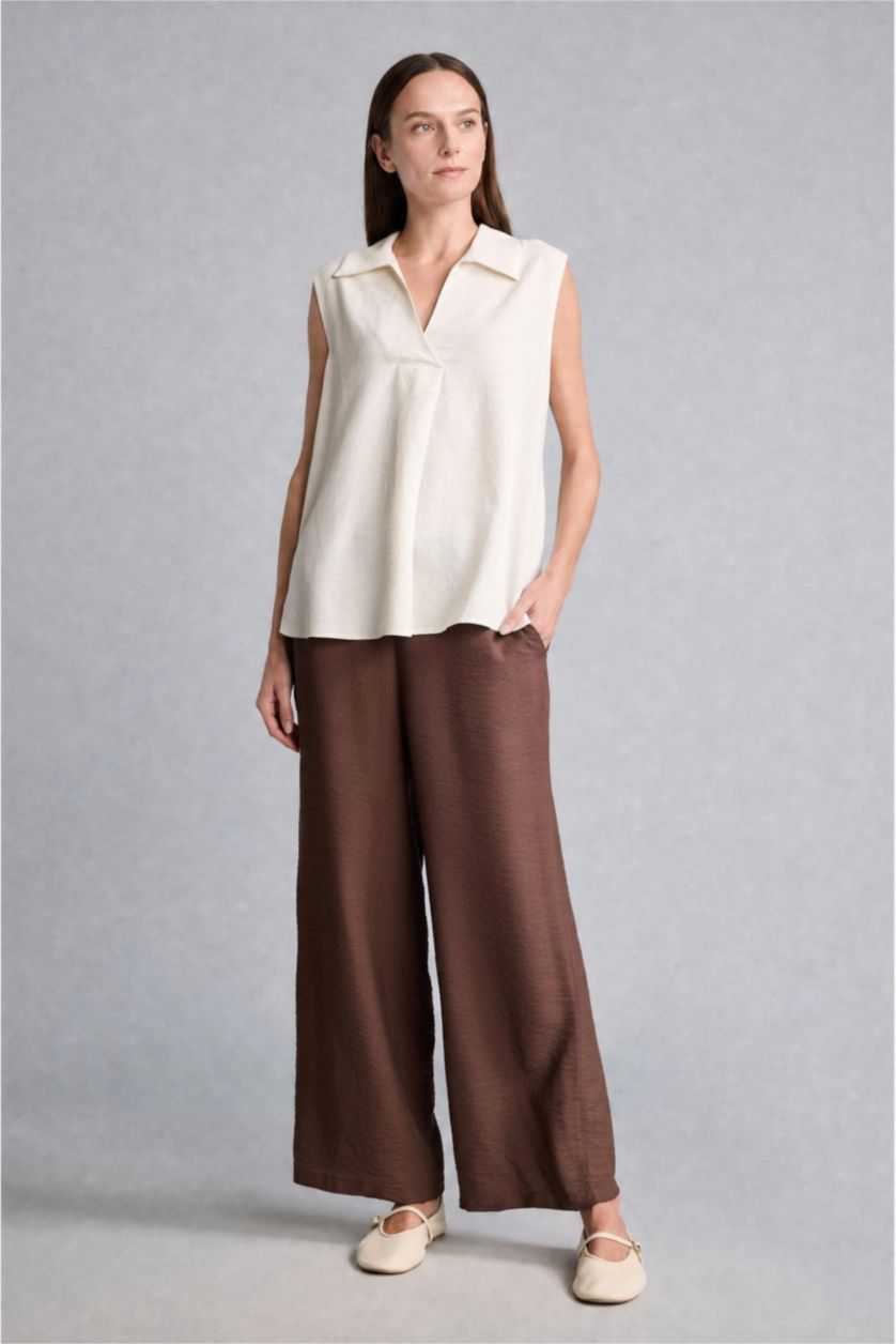 FEMME Marron Droit