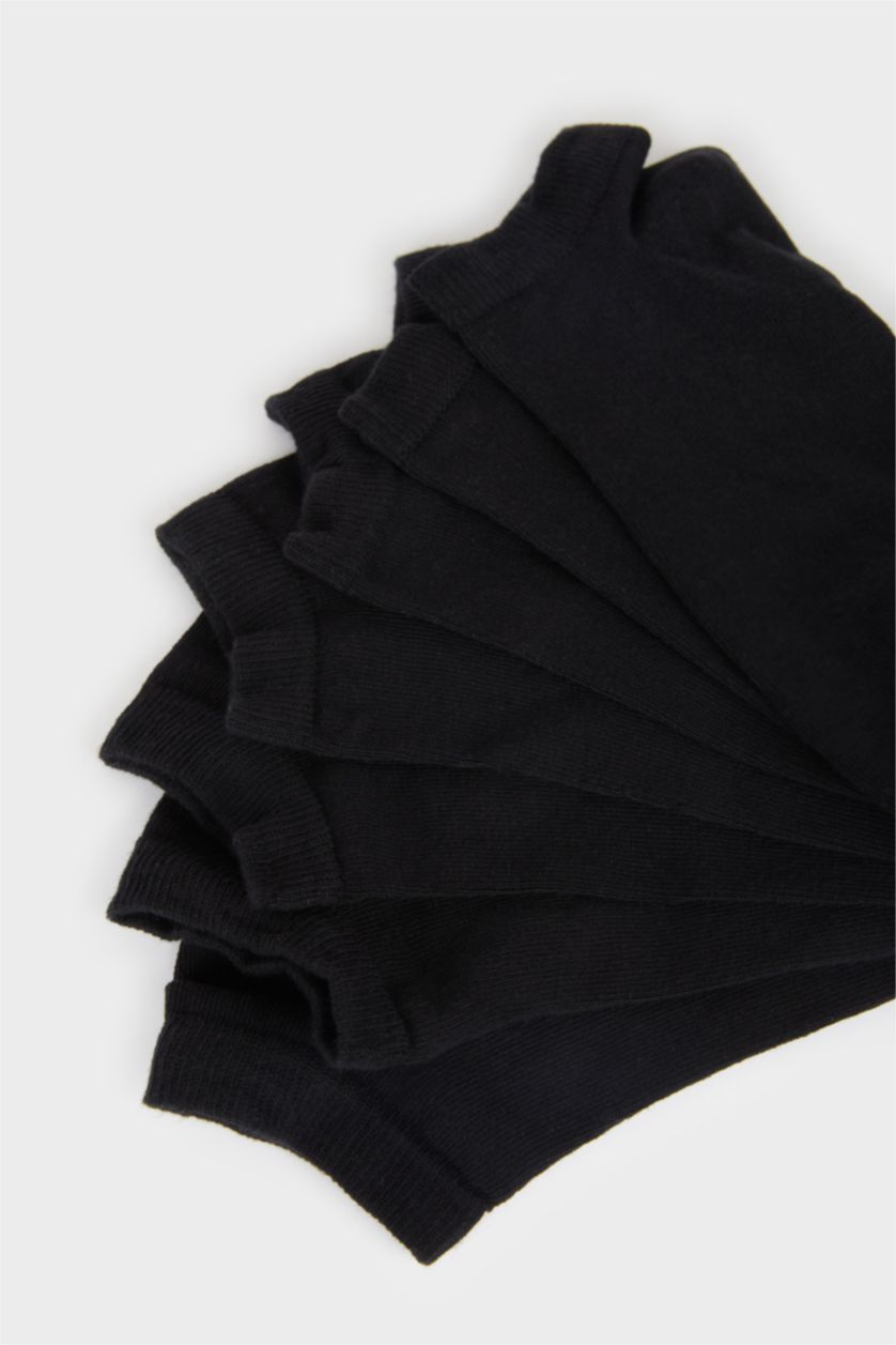 MAN Black 7 piece Cotton Short Socks