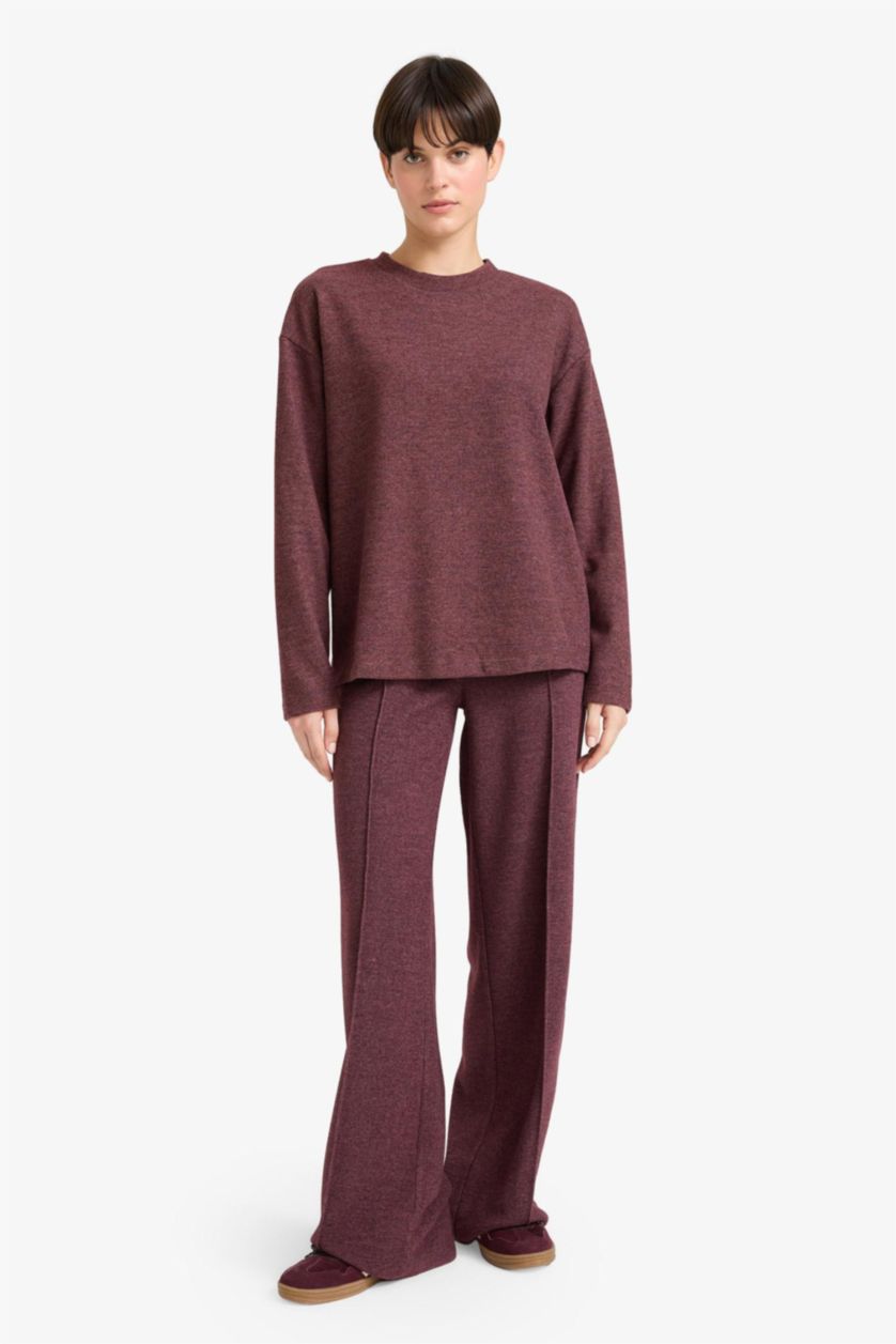 WOMAN Bordeaux Relax Fit Sweatshirt