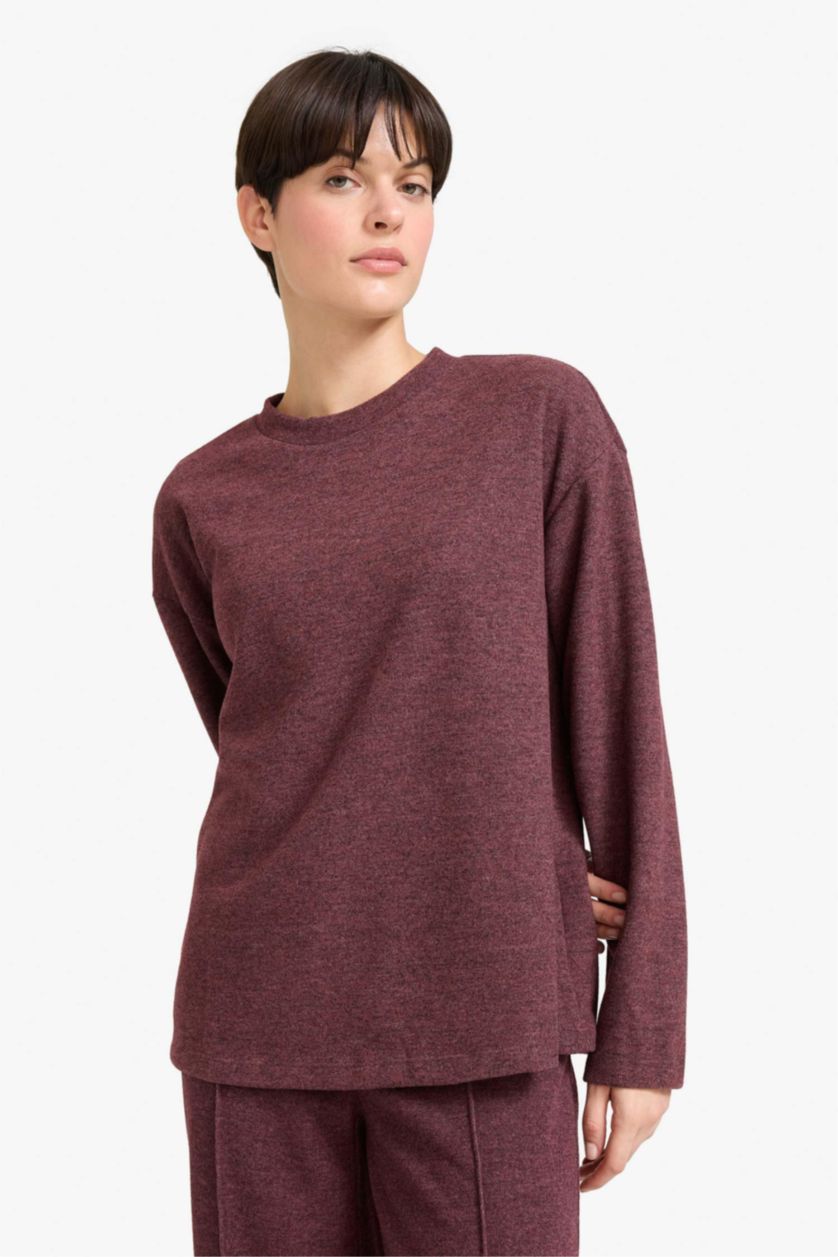 WOMAN Bordeaux Relax Fit Sweatshirt