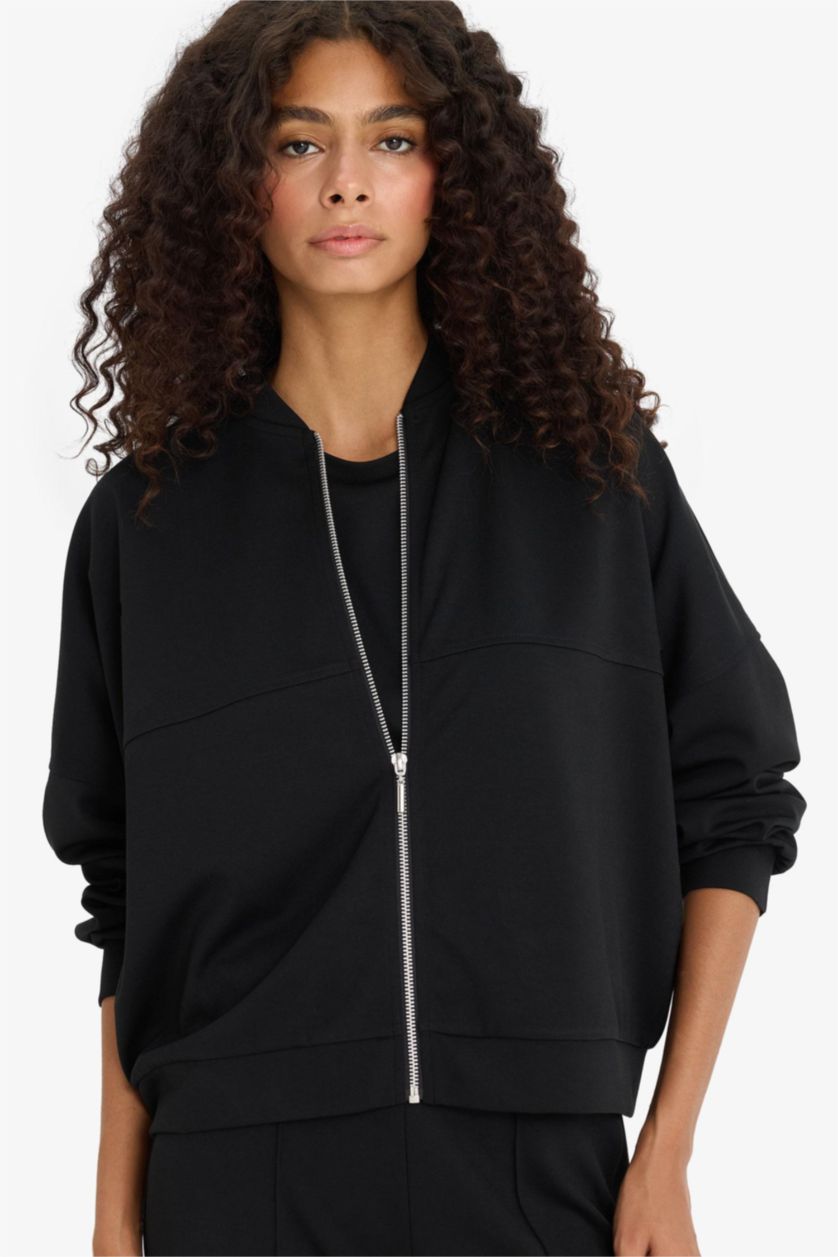 WOMAN Black modal Cardigan
