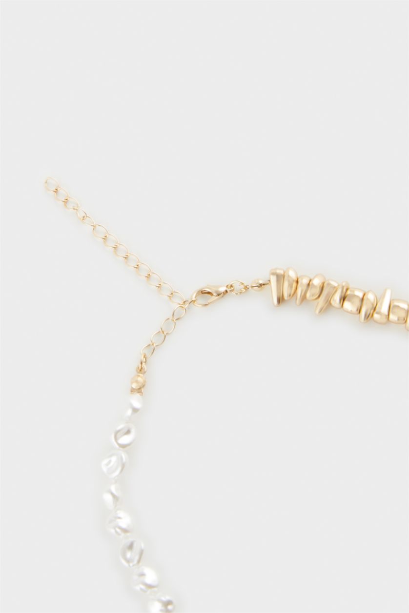 FEMME Karma Collier doré à perles et pendentif fruits pour femme