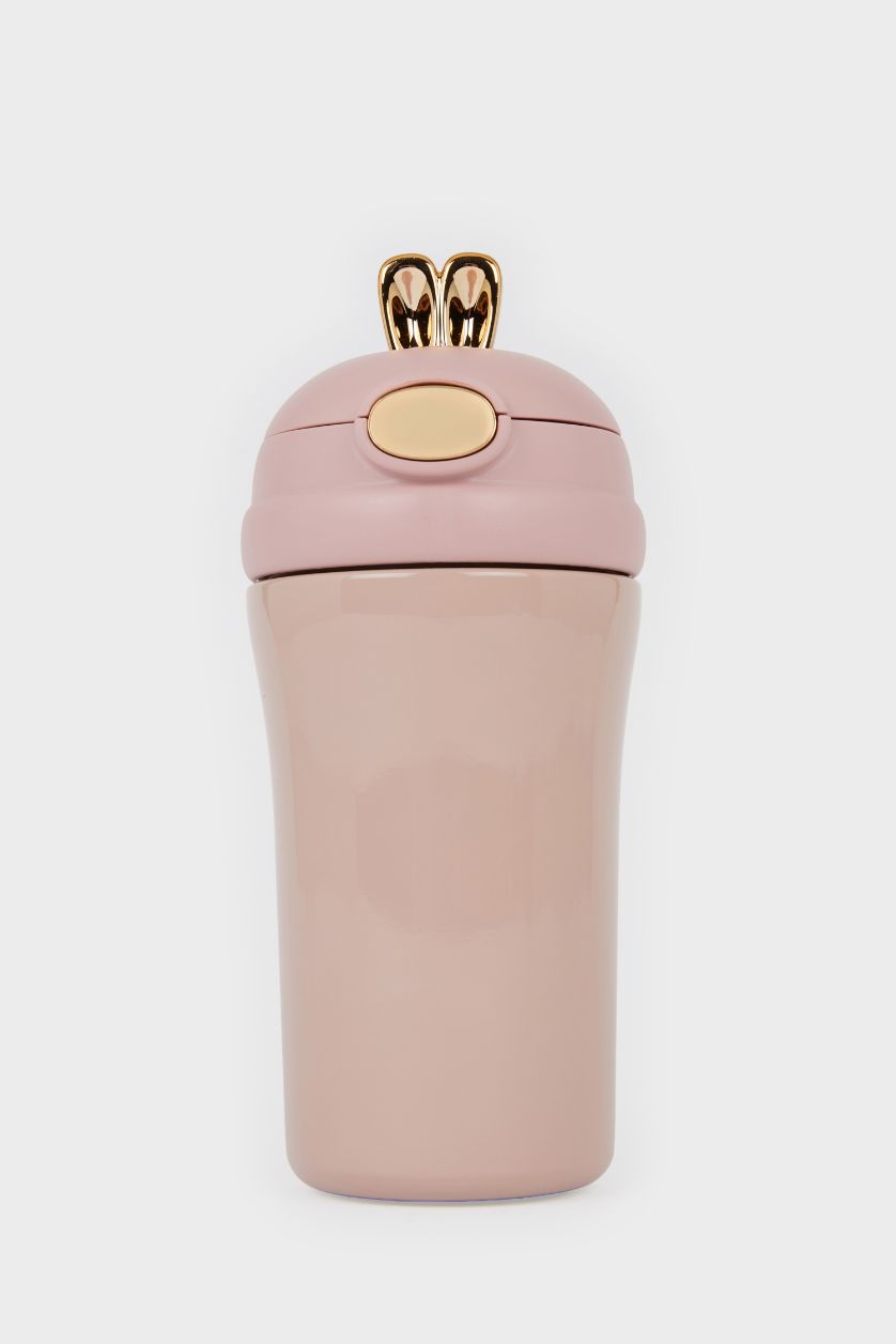 Woman Pink Unisex Thermos Bottle