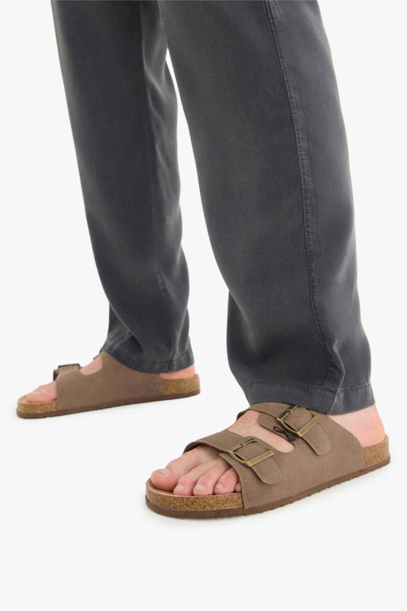 Erkek Antrasit Bol Rahat Kesim Wide Leg Üç Cepli Geniş Paça Yazlık Tensel Pantolon