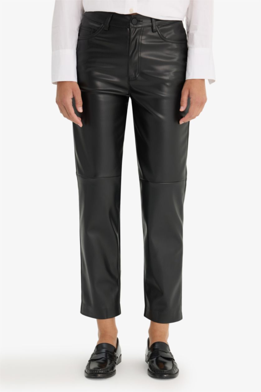 Әйелдерге қара тік пішім Шалбар