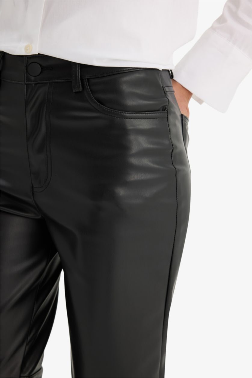 Әйелдерге қара тік пішім Шалбар