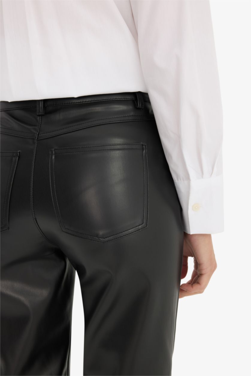 Әйелдерге қара тік пішім Шалбар