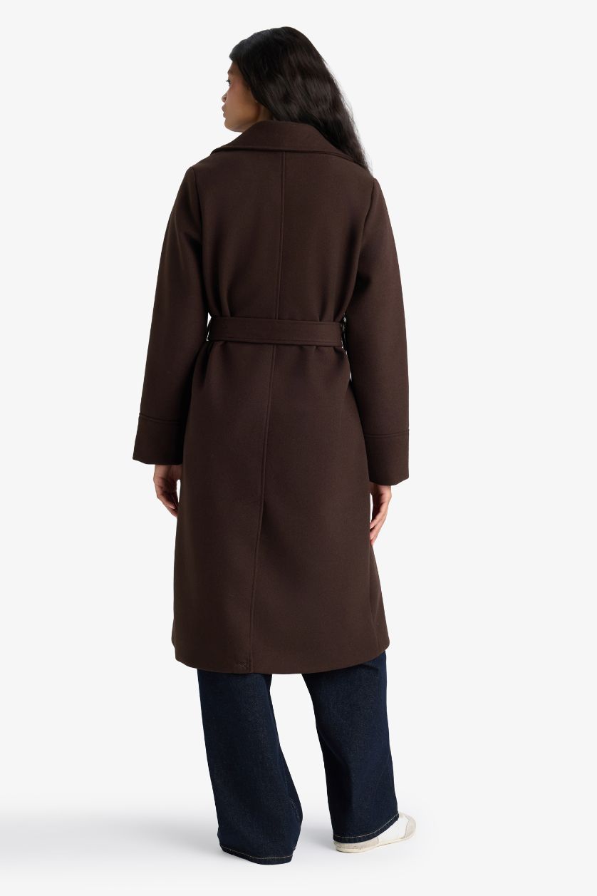 Woman Brown Regular Fit Cachet Jacket