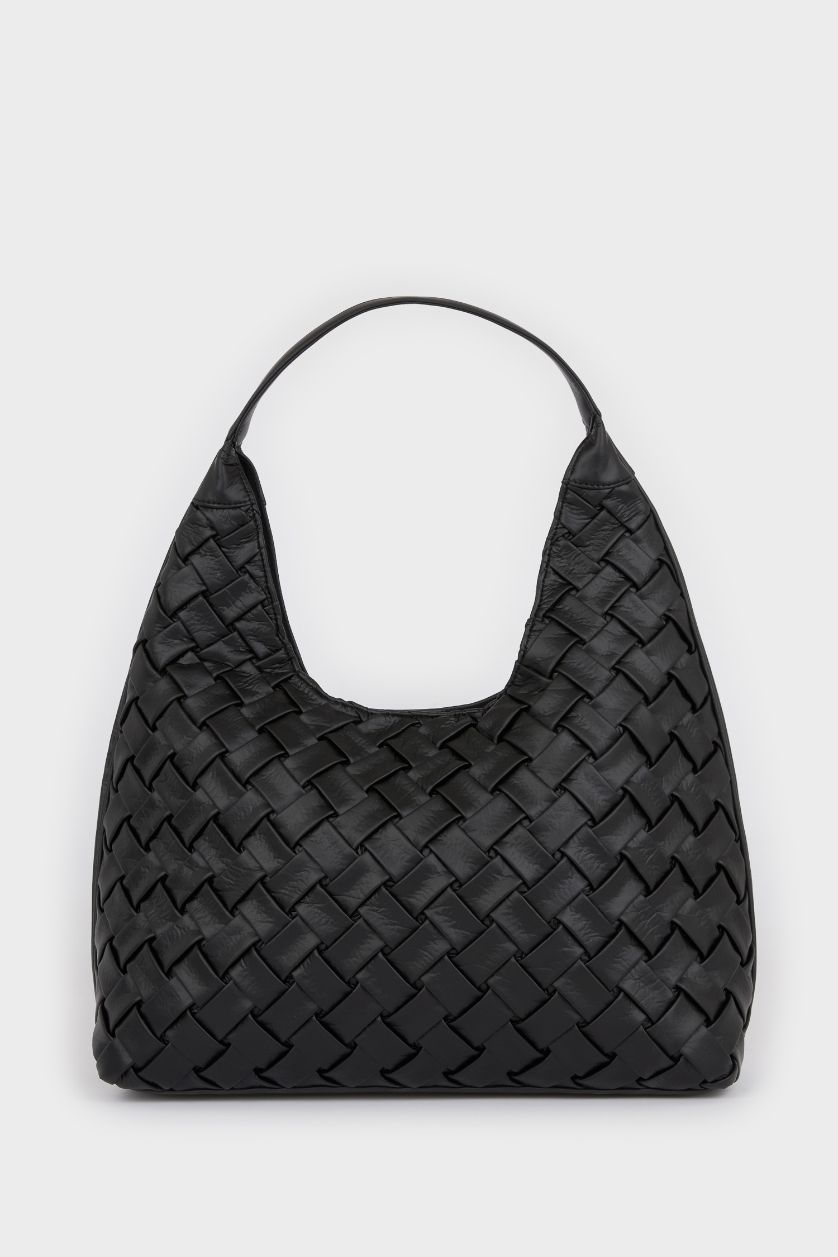 Kadın Siyah Kadın Suni Deri Omuz Çantası