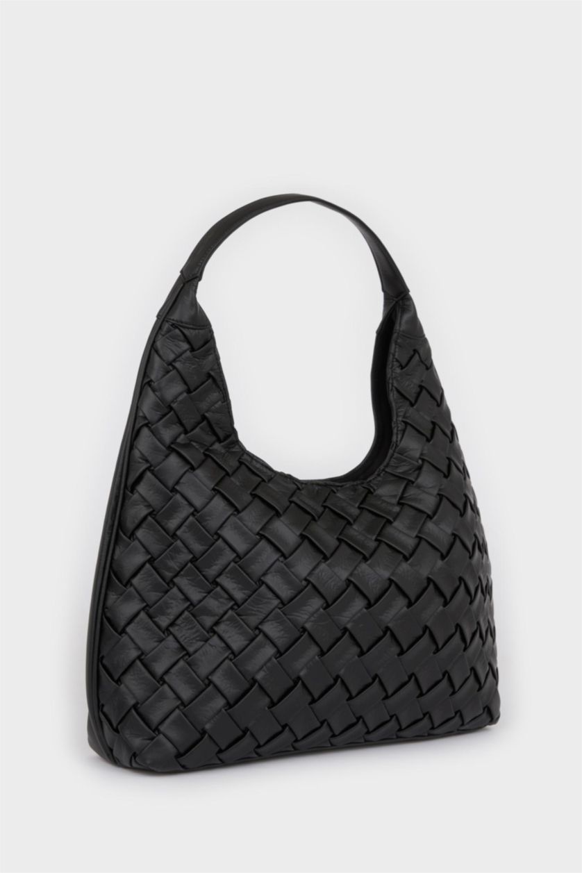 Kadın Siyah Kadın Suni Deri Omuz Çantası