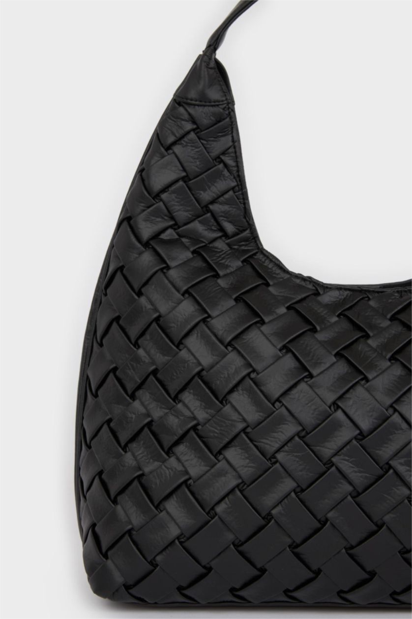 Kadın Siyah Kadın Suni Deri Omuz Çantası