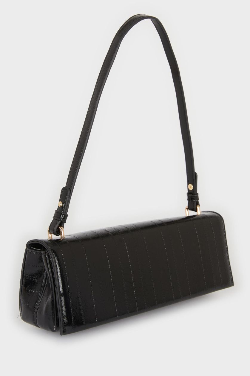 نساء أسود جنطة نسائي جلد صناعي