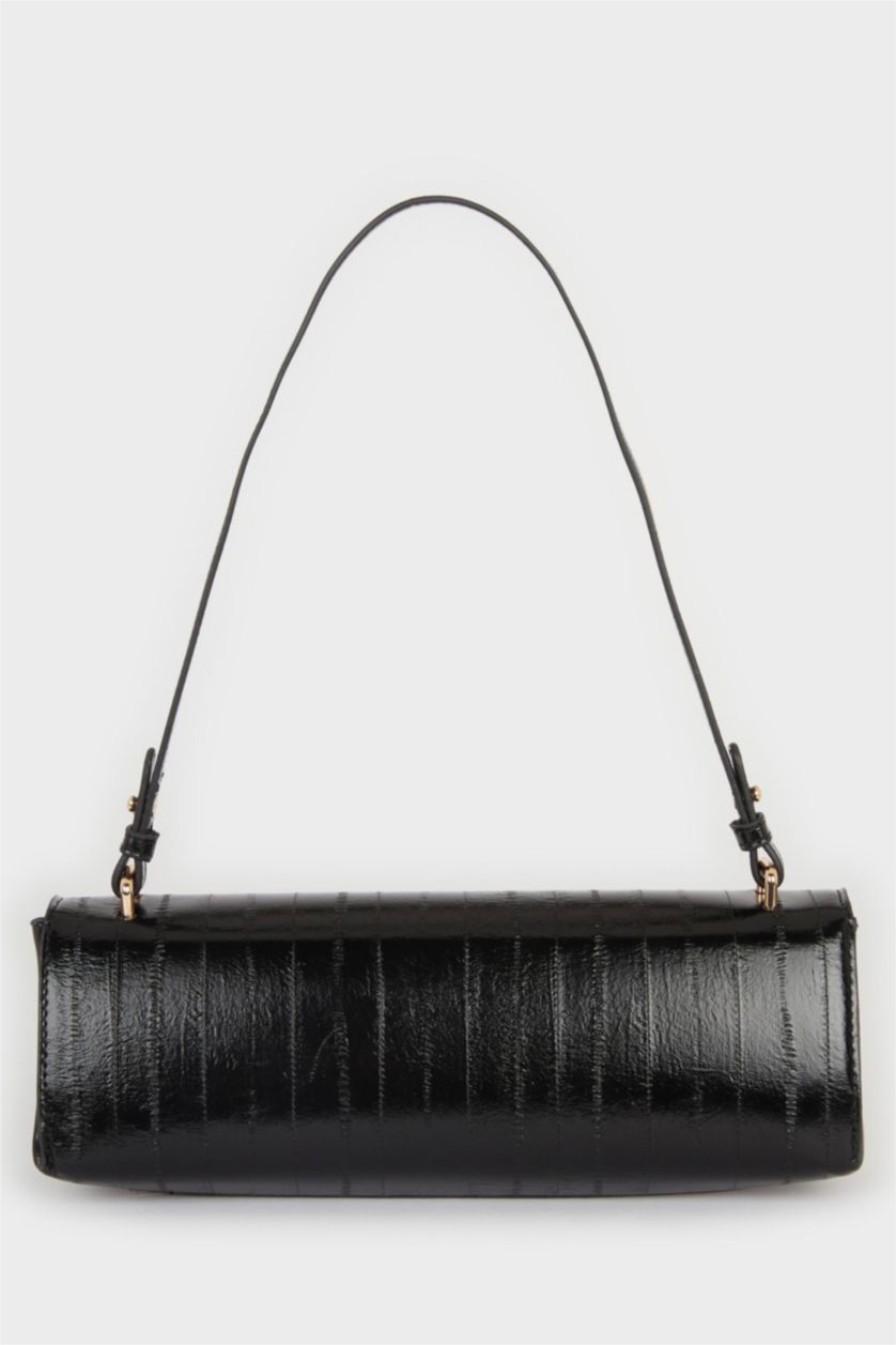 نساء أسود جنطة نسائي جلد صناعي