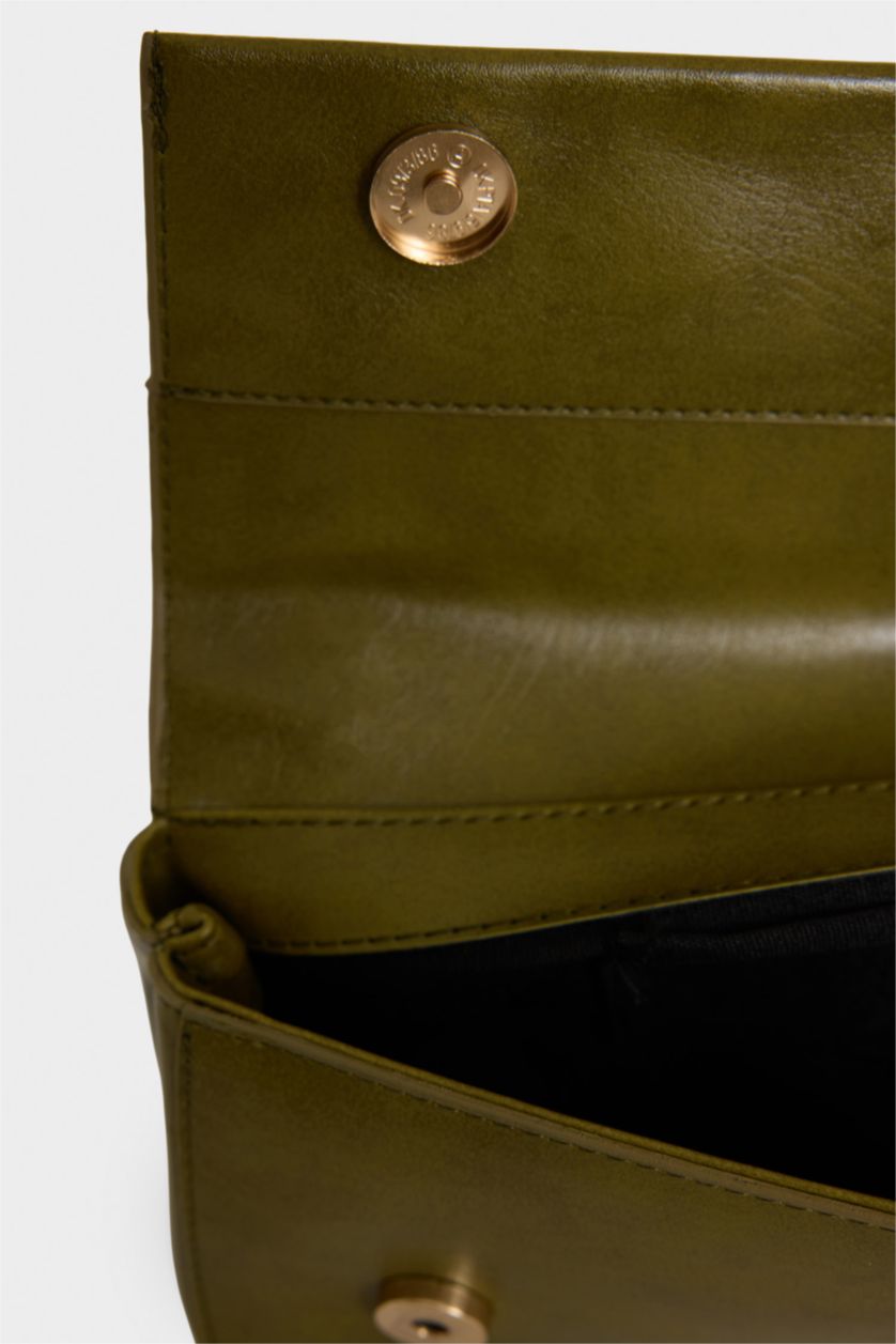 Kadın Açık Yeşil Kadın Suni Deri Baget Çanta