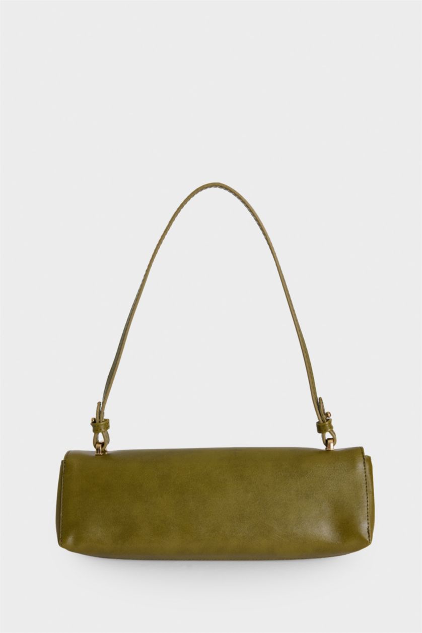 Kadın Açık Yeşil Kadın Suni Deri Baget Çanta