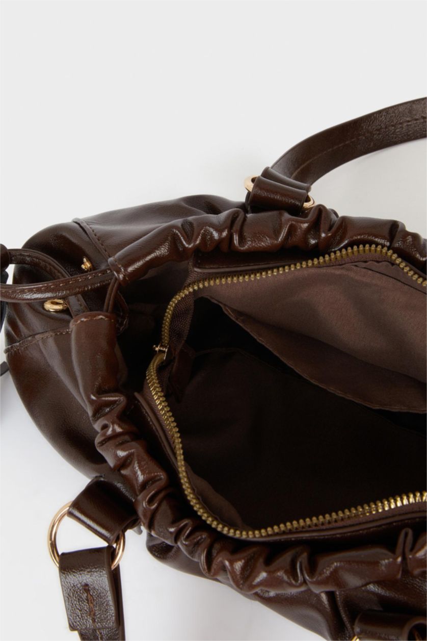 Kadın Kahve Kadın Suni Deri Çapraz Çanta