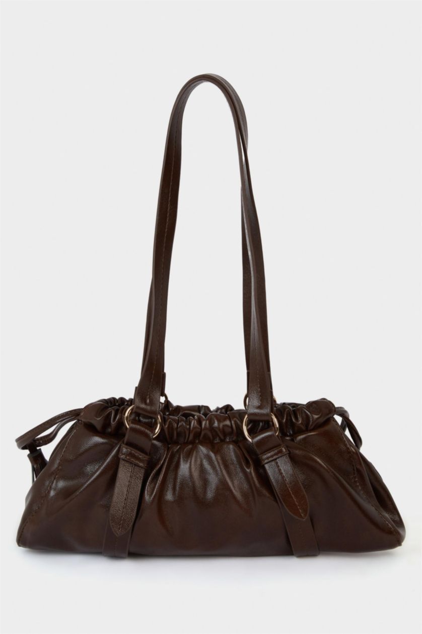 Kadın Kahve Kadın Suni Deri Çapraz Çanta