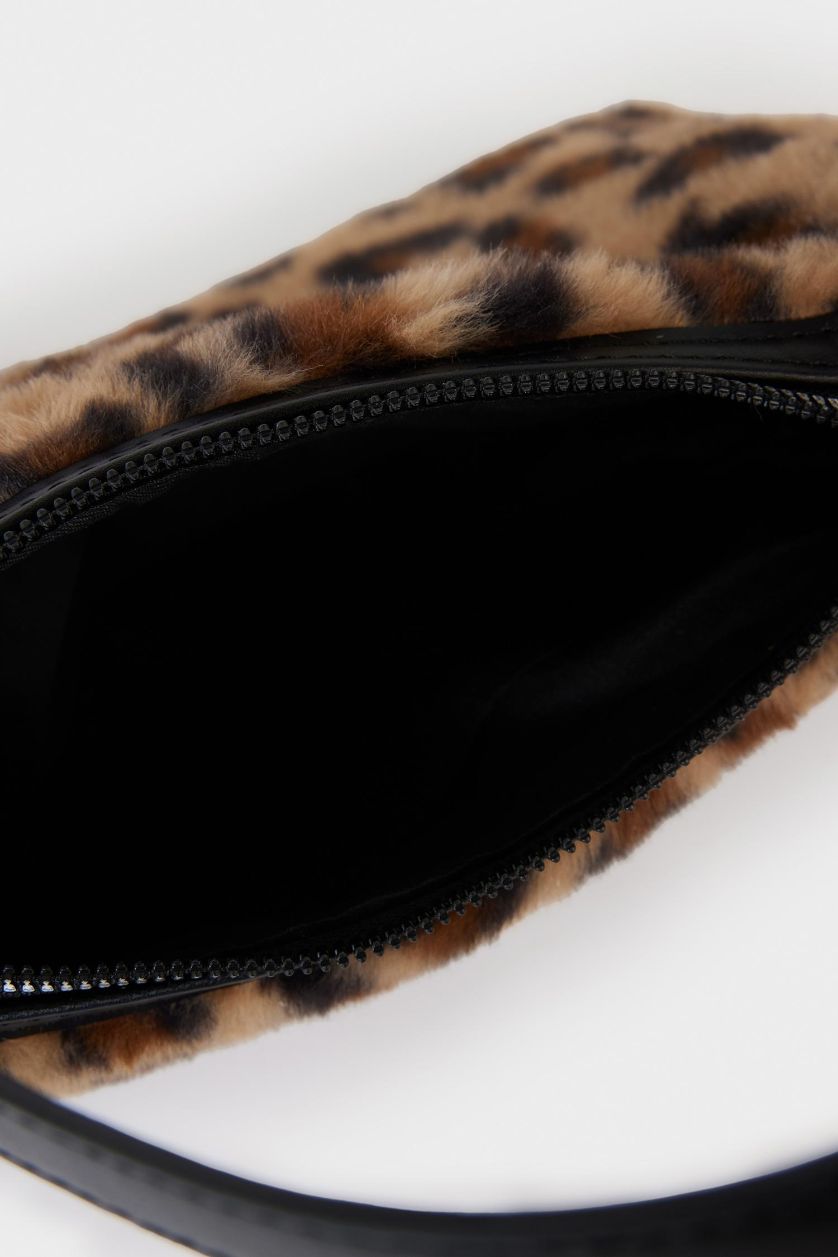 Kadın Karma Kadın Leopar Desenli Çapraz Çanta