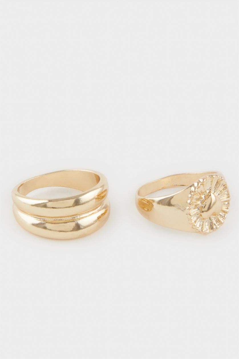 نساء Altın طقم 7 خواتم ذهبية نسائي