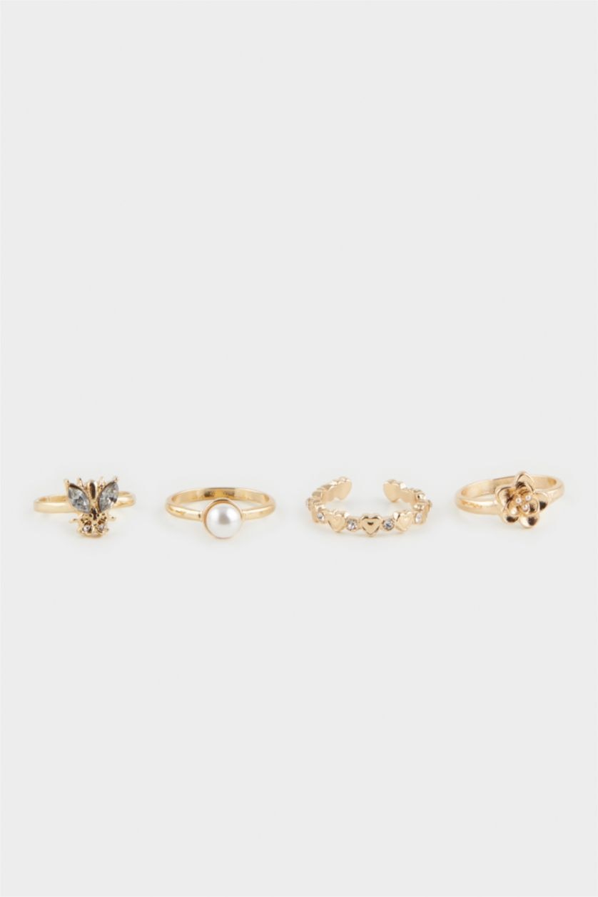 WOMAN GOLD Woman 4 Piece Gold Ring