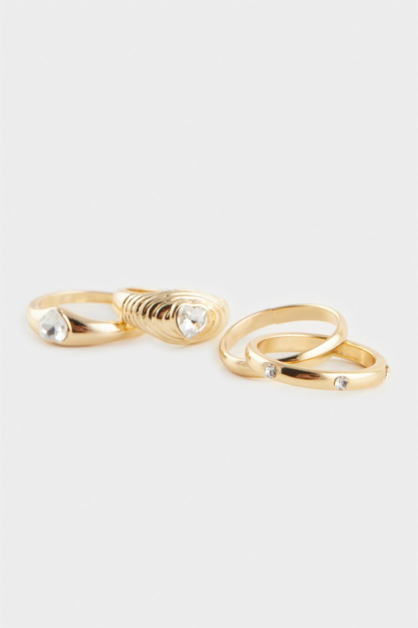 Kadın Altın Kadın 5'li Gold Yüzük