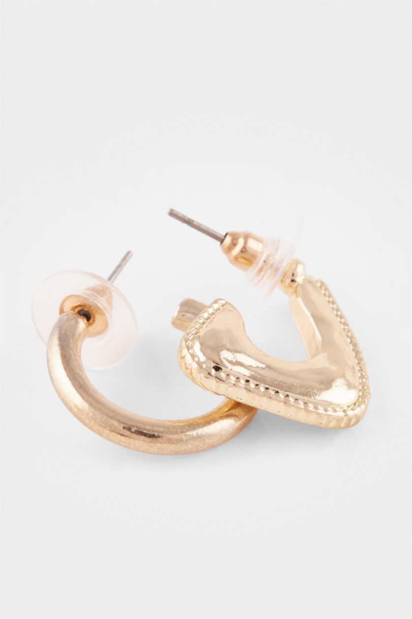 نساء Altın طقم 3 حلق ذهبي نسائي