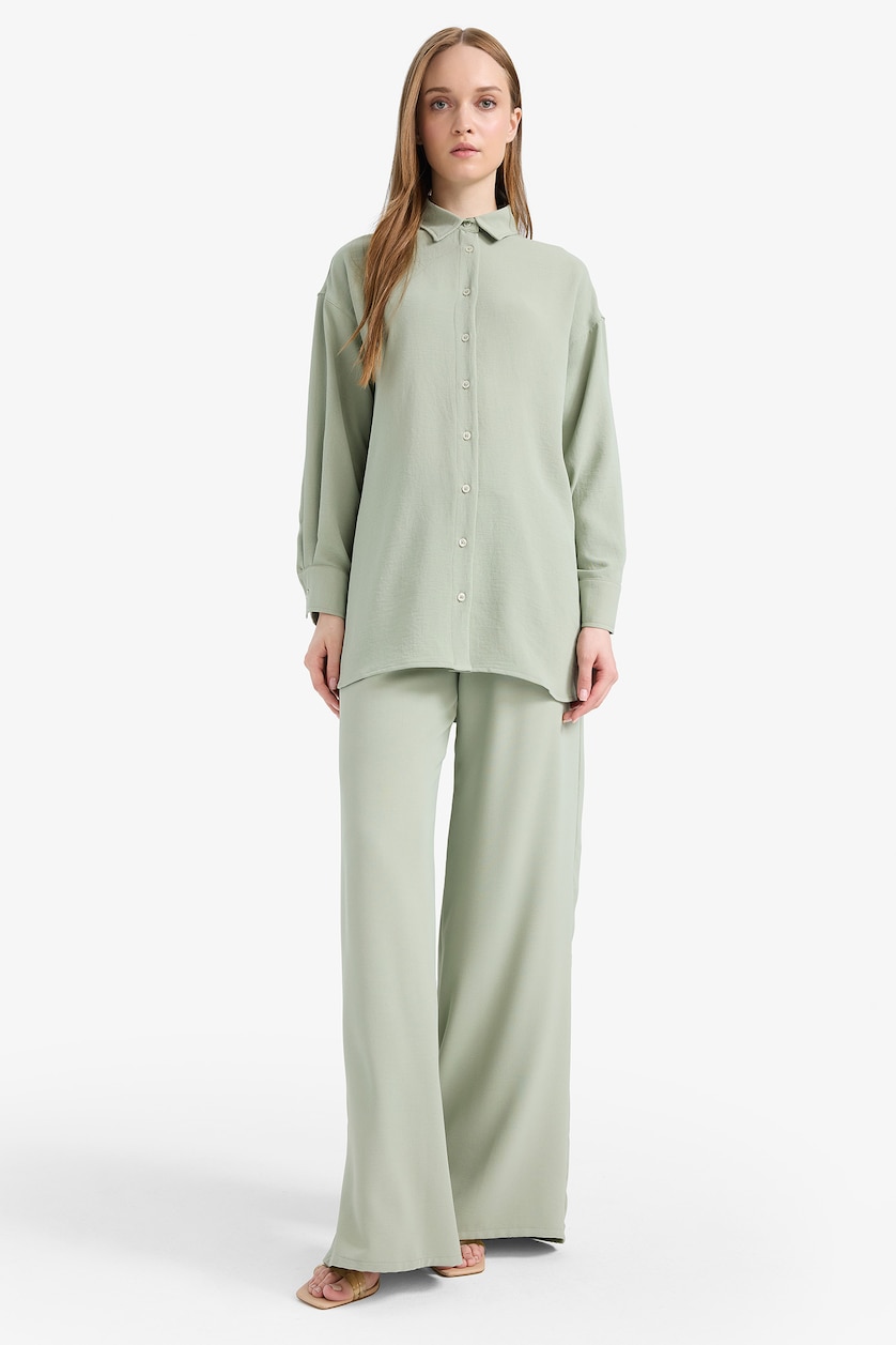 WOMAN Mint Wide Leg aerobics Trousers