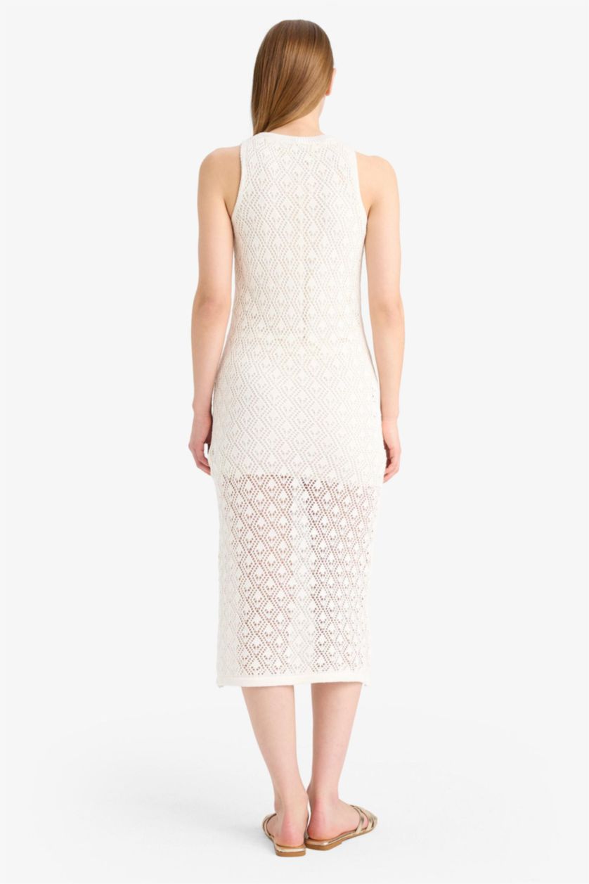 نساء بيج فاتح فستان