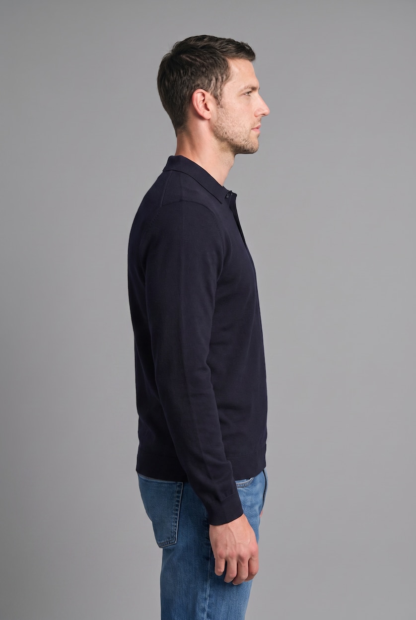 Man NAVY Standard Fit Knitwear Pullover