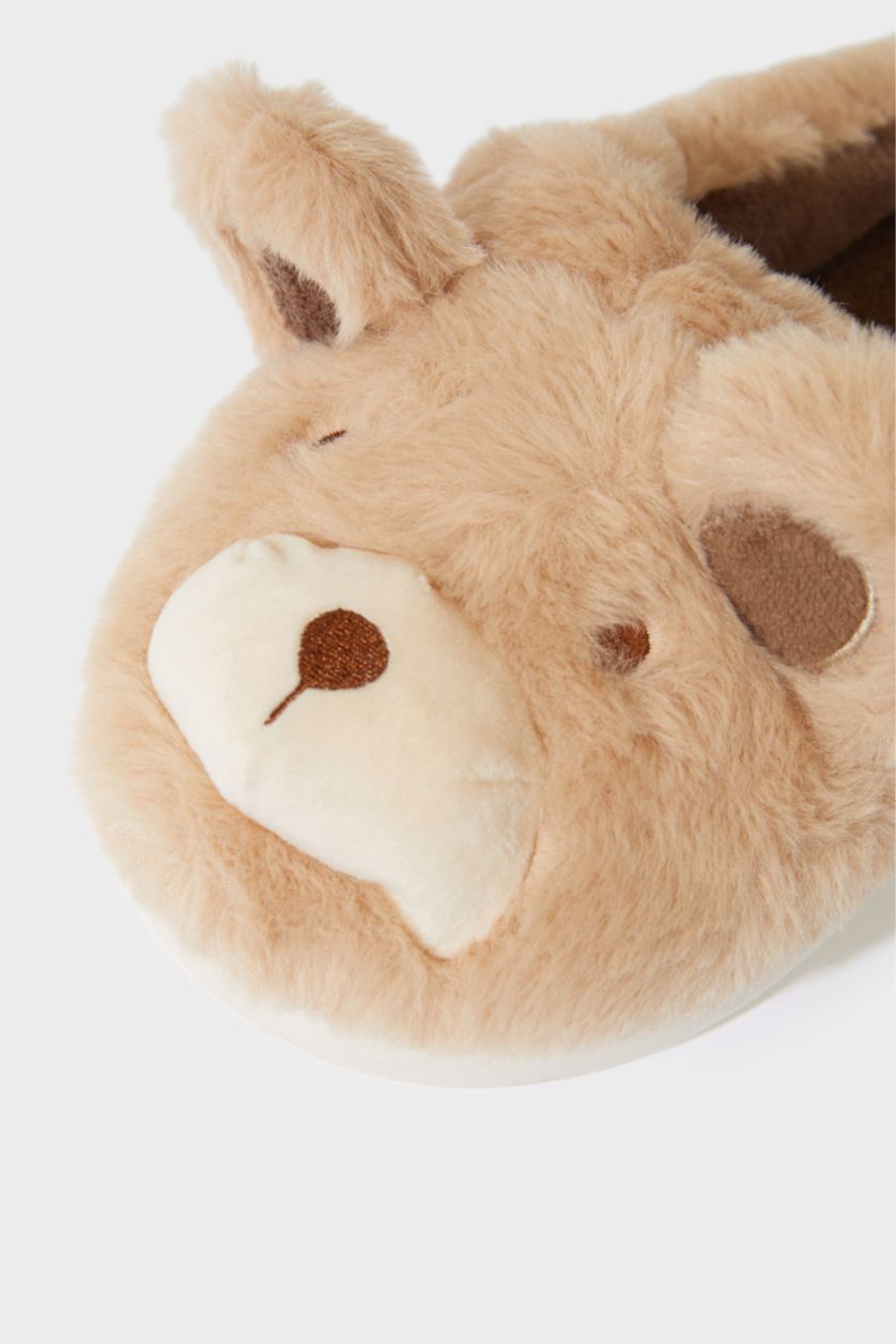 FEMME Marron Pantoufles à semelle plate pour femme