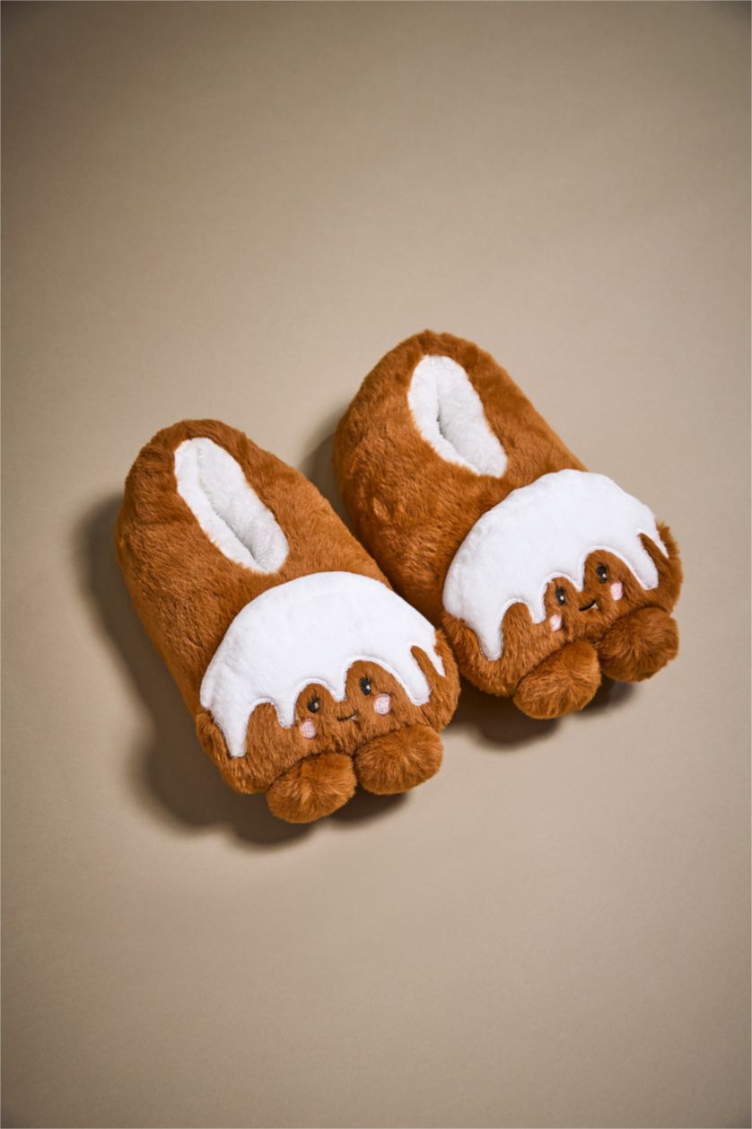 حريمي بني لكلوك شتوي حريمي بكعب مسطح