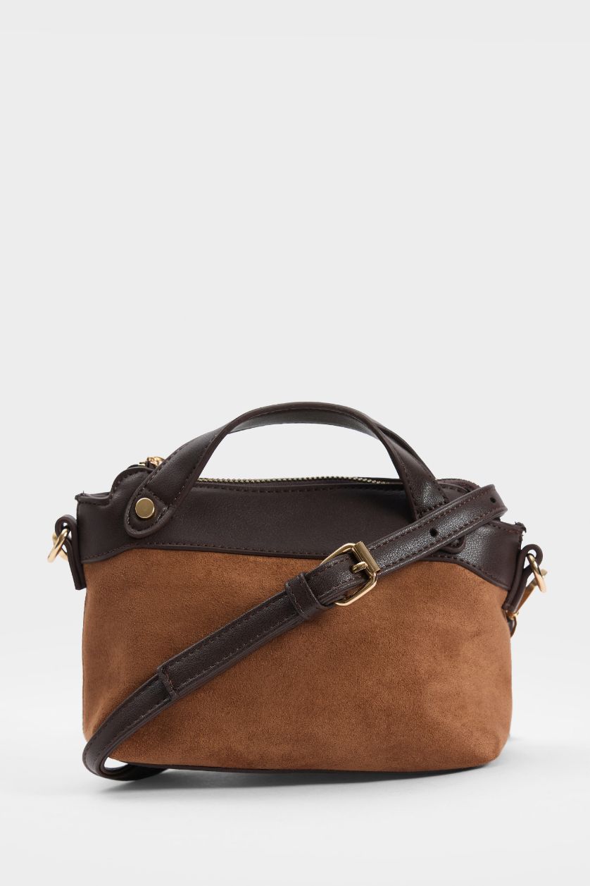 Kadın Kahve Kadın Süet Çapraz Çanta