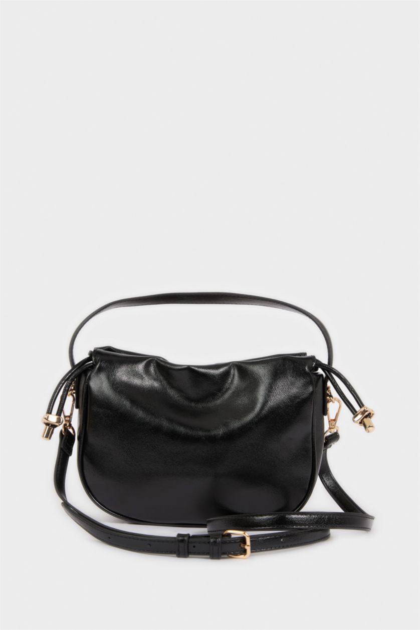 Kadın Siyah Kadın Suni Deri Çapraz Çanta