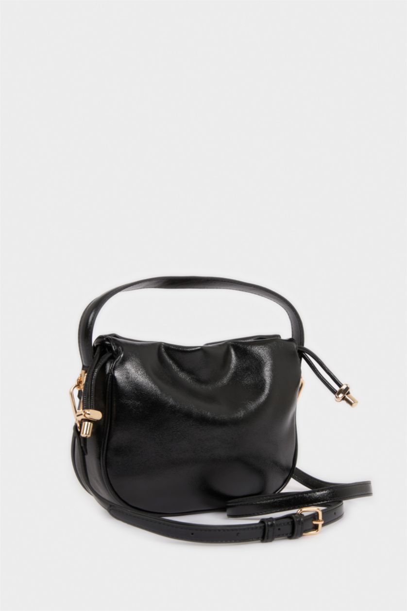 Kadın Siyah Kadın Suni Deri Çapraz Çanta