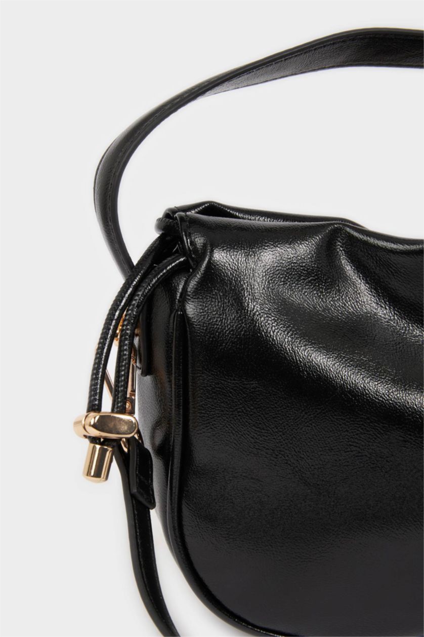 Kadın Siyah Kadın Suni Deri Çapraz Çanta