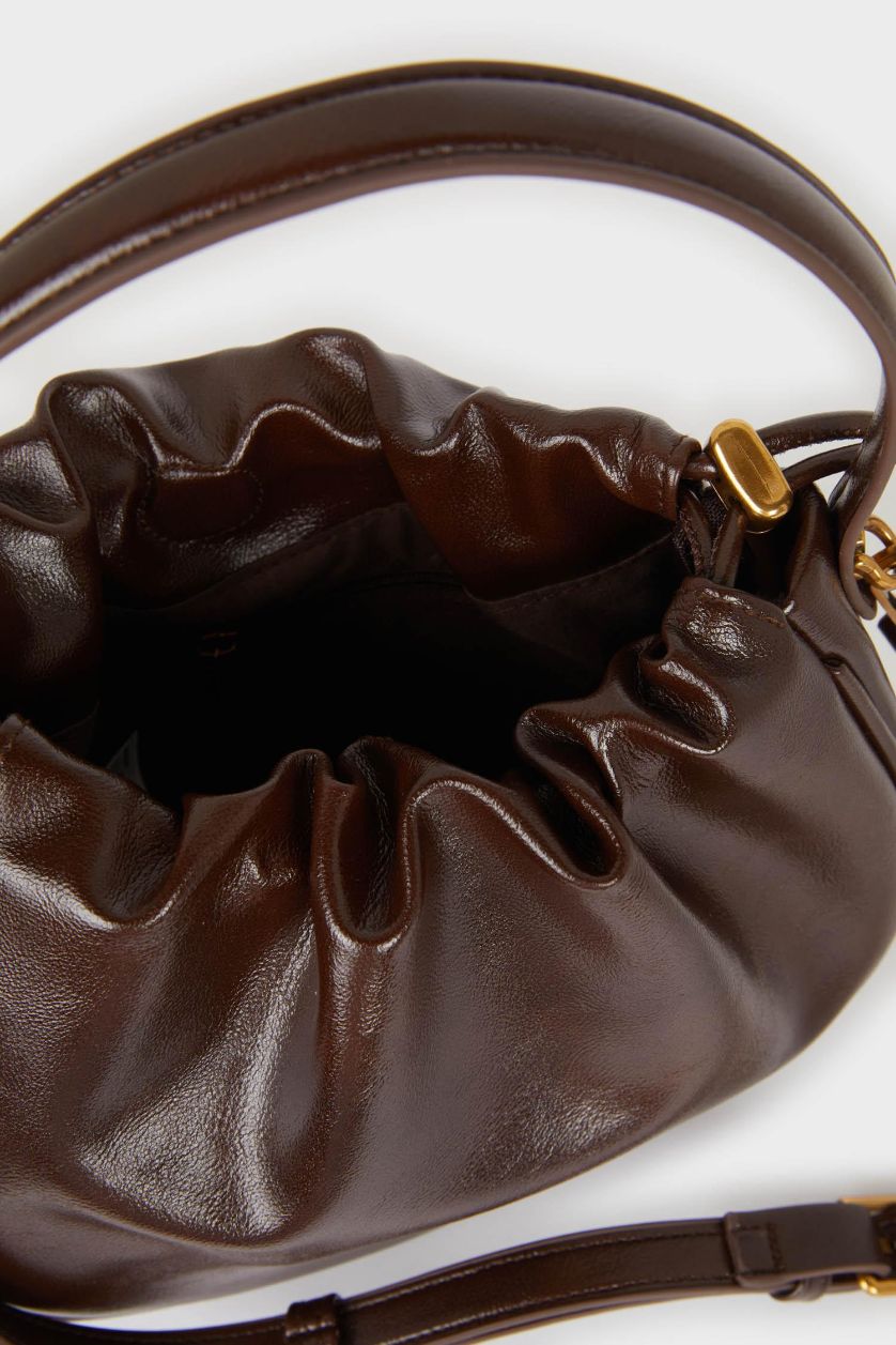 Kadın Koyu Kahve Kadın Suni Deri Çapraz Çanta