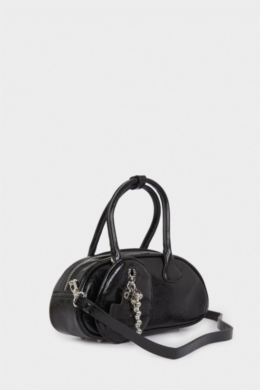 Kadın Siyah Kadın Suni Deri Çapraz Çanta