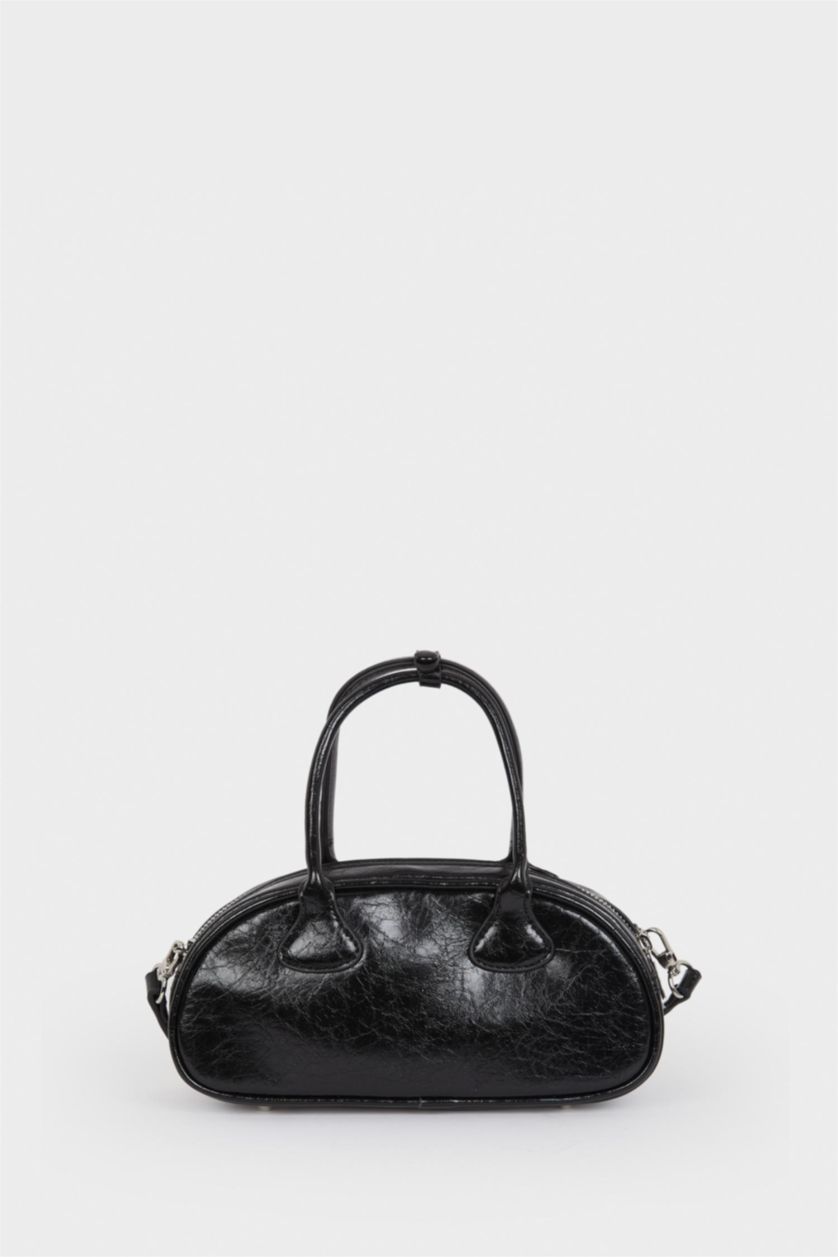 Kadın Siyah Kadın Suni Deri Çapraz Çanta