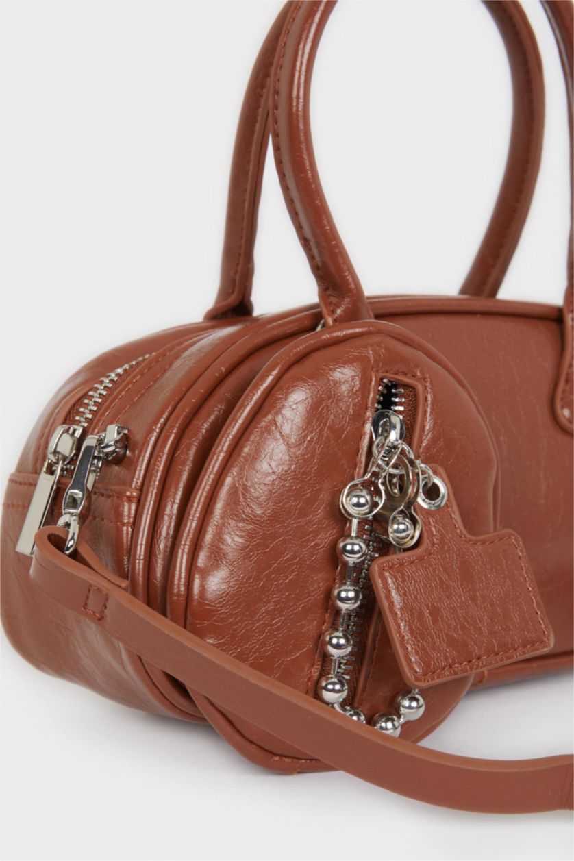 Kadın Kahve Kadın Suni Deri Çapraz Çanta