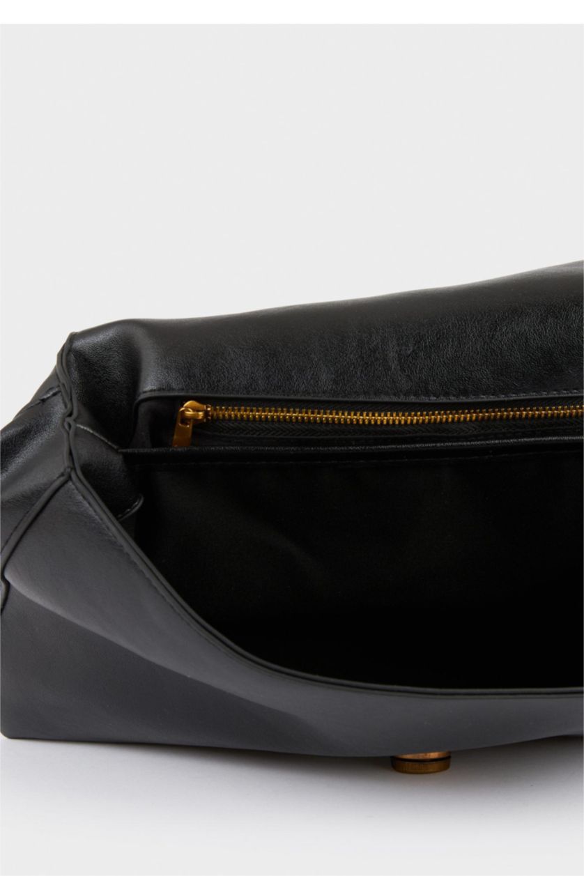 Kadın Siyah Kadın Suni Deri Omuz Çantası