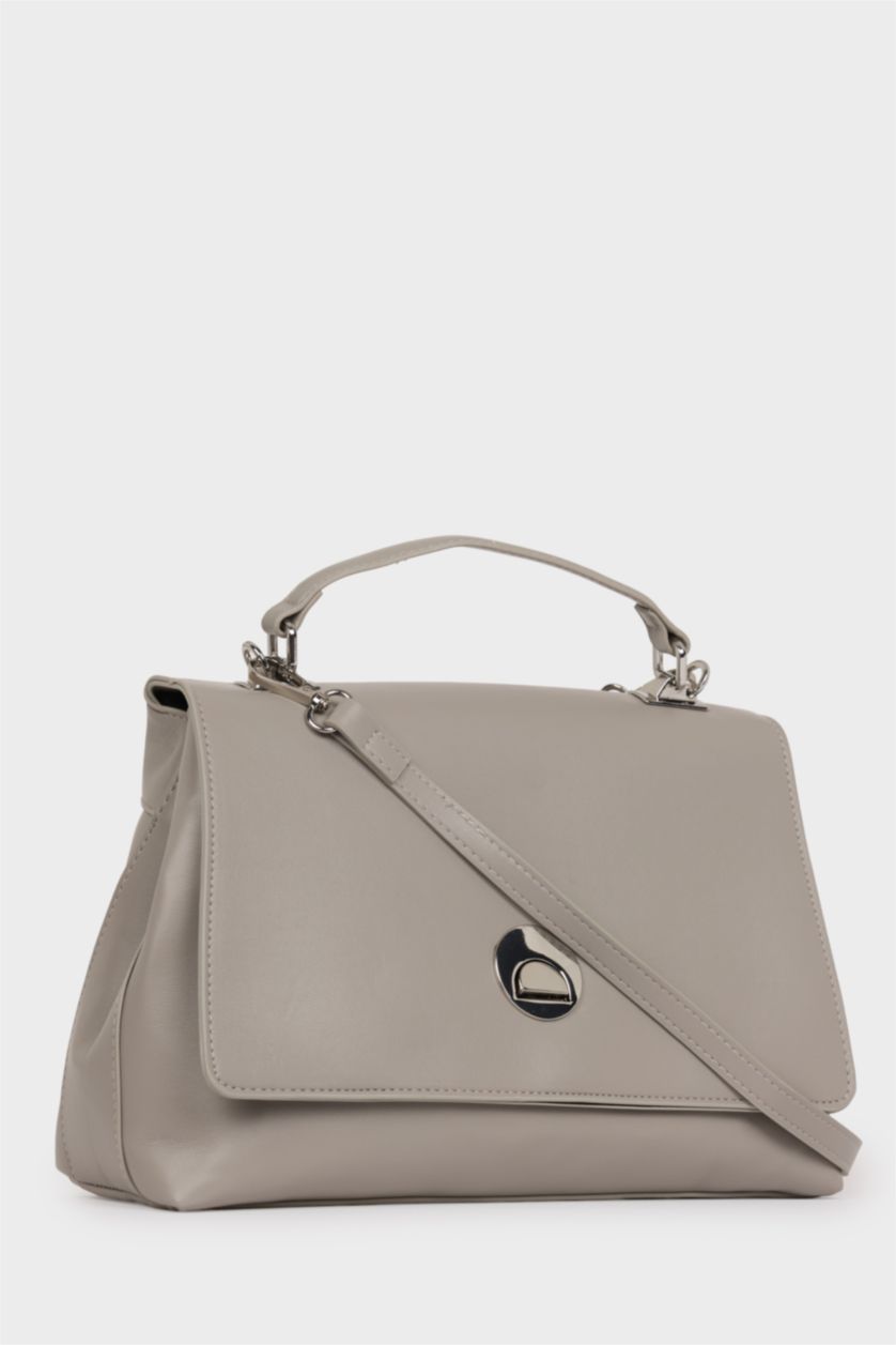 Kadın Gri Kadın Suni Deri Omuz Çantası